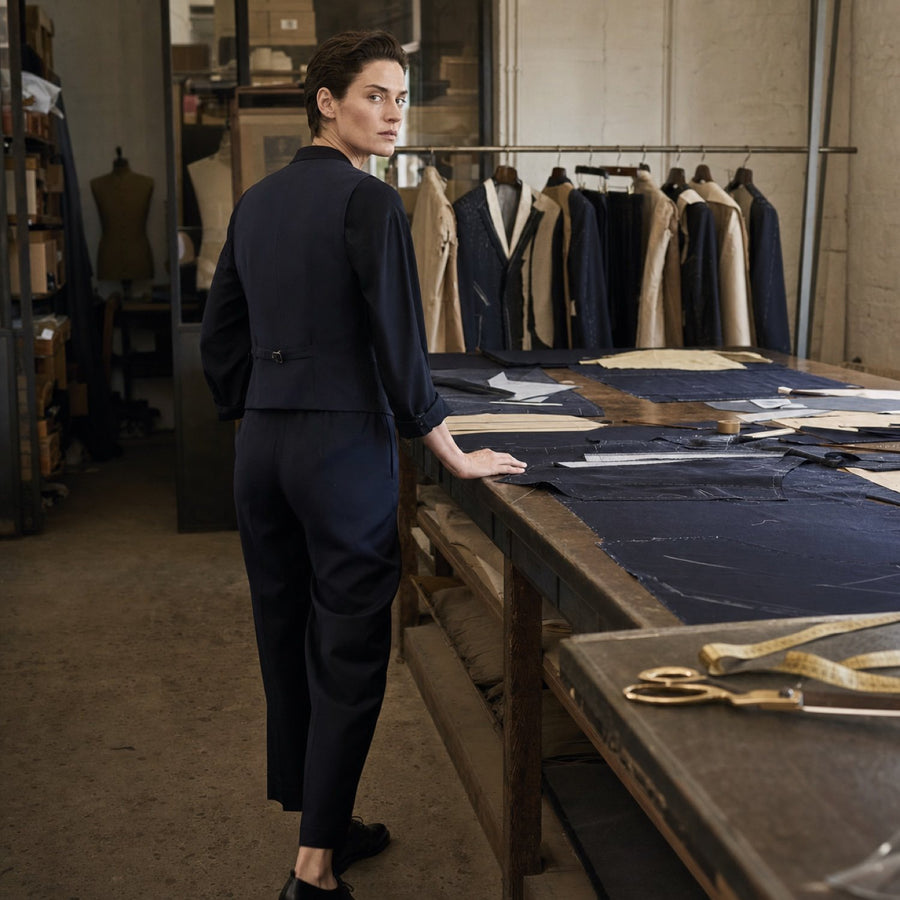 Holborn single-breasted waistcoat — Waistcoats by CROWN TAILORING. shown worn.